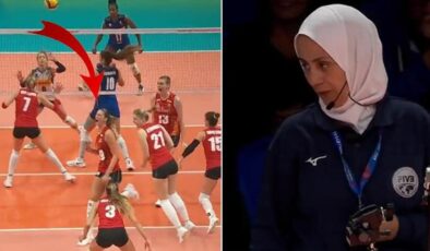 Hakem bile dondu kaldı! Belçika Kadın Voleybol Takımı maç oynanırken tüm dünyaya rezil oldu