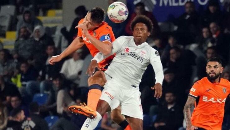 Başakşehir’e evinde soğuk duş! Sivasspor ilki yaşattı
