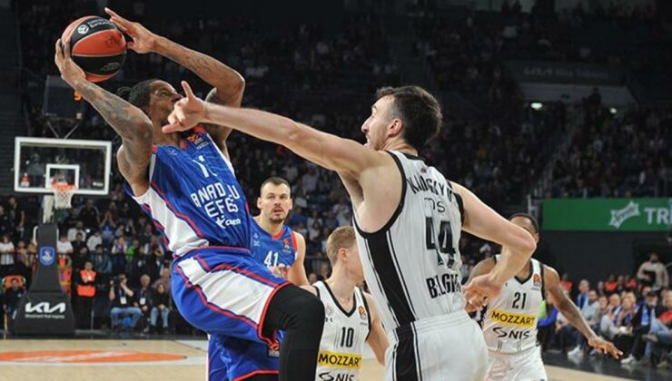 Anadolu Efes – Partizan maçı sonucu: 100-94 | Anadolu Efes, Partizan’ı mağlup etti!