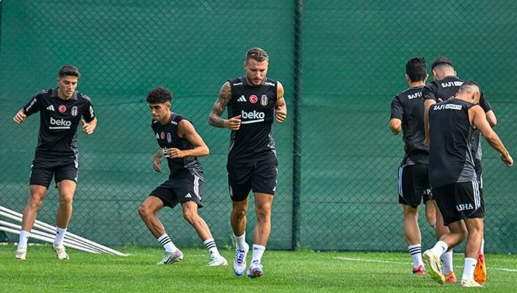 Beşiktaş kondisyon ve pas çalıştı