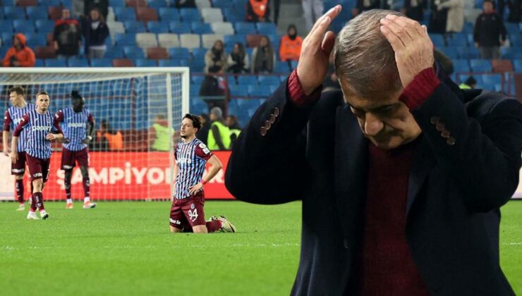 Trabzonspor yine kayıp! Şenol Güneş ne yapsa olmadı…