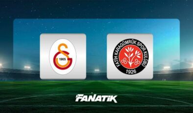 Galatasaray-Fatih Karagümrük maçı ne zaman, saat kaçta, hangi kanalda canlı yayınlanacak? (Trendyol Süper Lig)