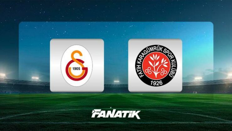 Galatasaray-Fatih Karagümrük maçı ne zaman, saat kaçta, hangi kanalda canlı yayınlanacak? (Trendyol Süper Lig)