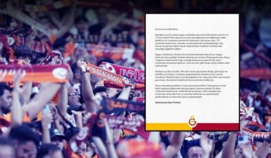 Galatasaray’dan açıklama: ‘Hukuki süreç titizlikle takip edilmektedir’